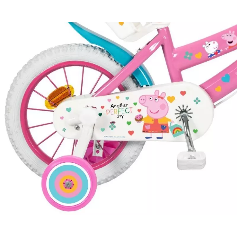 Detský bicykel 14 Peppa Pig ružový 1495 TOIMSA