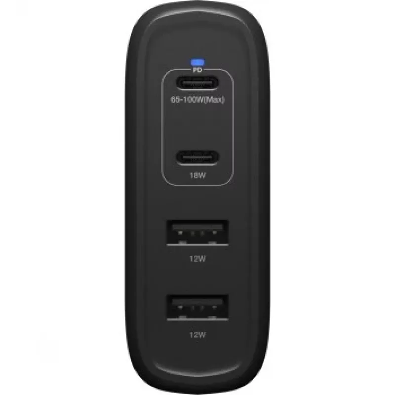 Nástenná nabíjačka OTTERBOX 78-81343 100W GaN s 2× USB-C a 2× USB-A konektormi