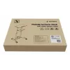Gembird TVS-DESK-01-BK mobilný stojací stôl s kolieskami, nastaviteľná výška 111–134,5 cm, sklon 30°, max. 20 kg, čierny