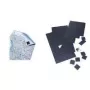 Franken MPL22SB Magnetické dlaždice 20 x 20 mm, čierne, samolepiace, 1 mm