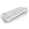 Sharkoon SGK25 75% QWERTZ USB káblová RGB LED klávesnica biela