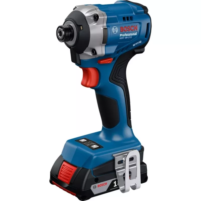 Akumulátorový rázový uťahovák Bosch GDR 18V-215 s 2x 4,0Ah akumulátormi