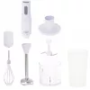 Adler AD 4620 súprava ručného mixéra, 800 W, 2 rýchlosti, sekáčik 450 ml, nádoba 750 ml, metla, biely