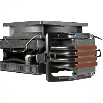 Vzduchový chladič INTER-TECH 4P90 Bulk, 92 mm hydraulický ventilátor, 125 W TDP, kompatibilný s AM5/AM4/AM3 a LGA 1700/1200/115x/775