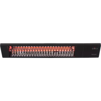Infražiarič SUNRED PRO25W-SMART, nástenný trojuholníkový tmavý, 2500 W, čierny, IP55