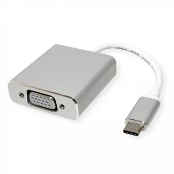 ROTRONIC-SECOMP Roline - video adaptér - USB-C samec na VGA adaptér