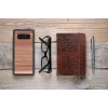 Puzdro na smartphone man and wood pre Galaxy Note 8 — cappuccino čierna ochranné puzdro