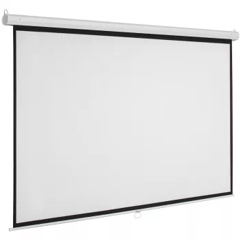 Manuálne projekčné plátno Sponge ES-1, 180 x 180 cm (montáž na stenu/strop, na stiahnutie)