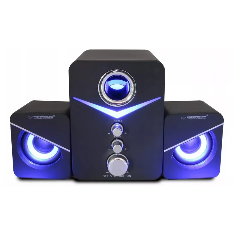 Esperanza EP153 USB 2.1 reproduktorová sada 6 W čierna