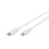Assmann USB prepojovací kábel. Type-A - B M/M. 1,8 m. USB 2.0 vhodný. UL. be (AK-300102-018-E)