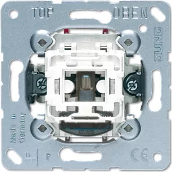 JUNG kolískový kontrolný spínač 502KOU ST550 pod omietku 10A 250V~ 2-pólový vypínač 502KOU (502KOU)