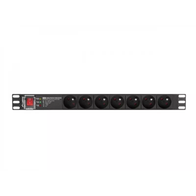 Jednotka rozvodu napájania PDU Lanberg PDU-PRO-07E-0200-BK