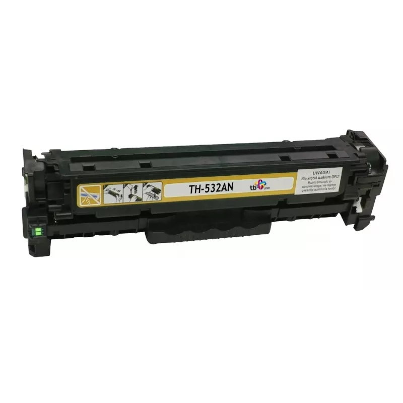 Toner TB kompatibilný s HP CC532A, 100 % nový, žltý