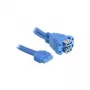USB kábel DeLOCK 82942 USB 3.2 Gen 1 0,45 m modrý