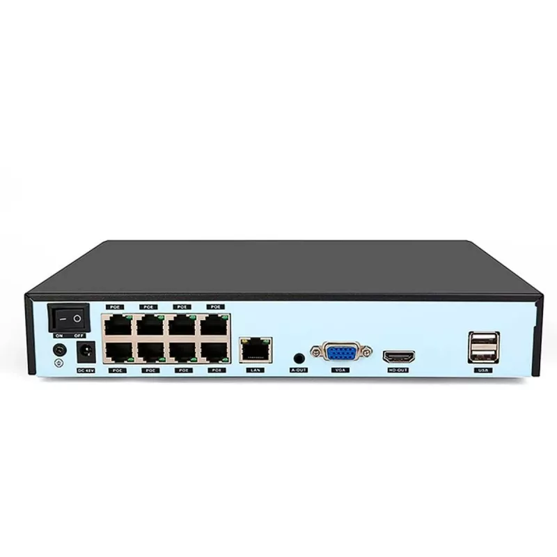 Sieťový videorekordér FOSCAM FN9108HE 8-kanálový 5MP POE NVR čierny