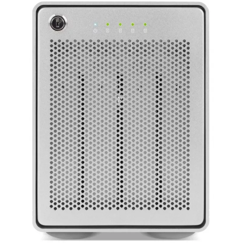 Mercury Elite Pro Quad, skrinka na disky strieborná, USB 3.2 Gen 2, pripravená na RAID