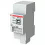 Rozhranový adaptér ABB USB/S1.2 so sériovým a USB 2.0 výstupom, 21–30 V vstup, 36×64,5×90 mm, sivý