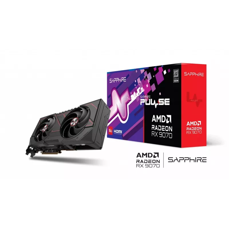 SAPPHIRE PULSE Radeon RX 9070 16GB GDDR6 grafická karta