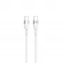 USB Type-C kábel Tellur TLL155501 1 m, PD 60 W, biely