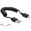 USB kábel DeLOCK USB 2.0-A/USB micro-B 0,6 m