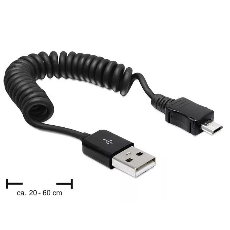 USB kábel DeLOCK USB 2.0-A/USB micro-B 0,6 m