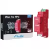 Polovodičové relé Shelly Qubino Wave PRO 1PM červená 16A 110-240V
