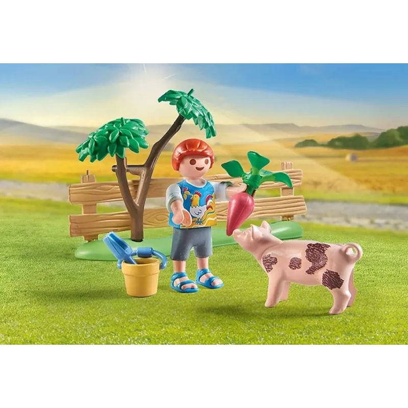 Playmobil 71443 Country: Zeleninová záhrada so starými rodičmi