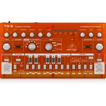 Analógový syntetizátor Behringer TD-3-SB Červený 9V DC