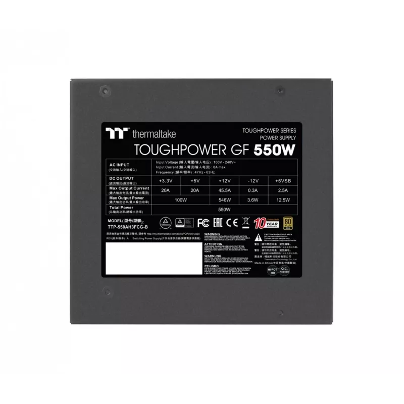 Napájací zdroj Toughpower GF 550W modulárny 80+Gold