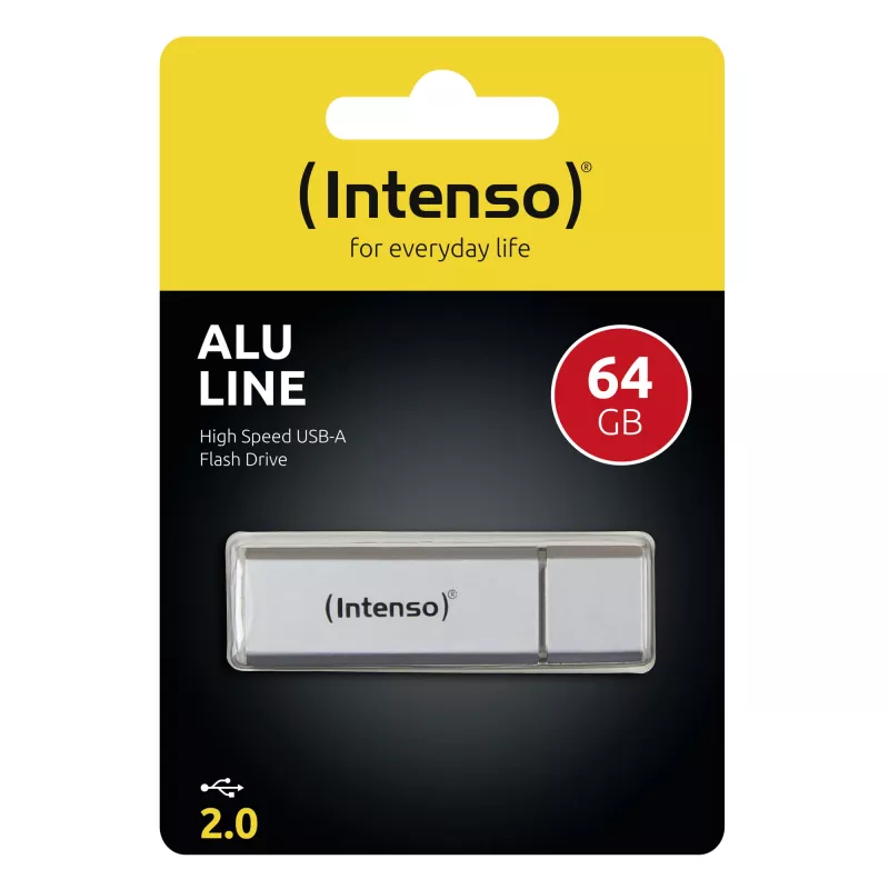 Pamäťový flash disk USB2 64GB/SILBER 3521492 Intenso