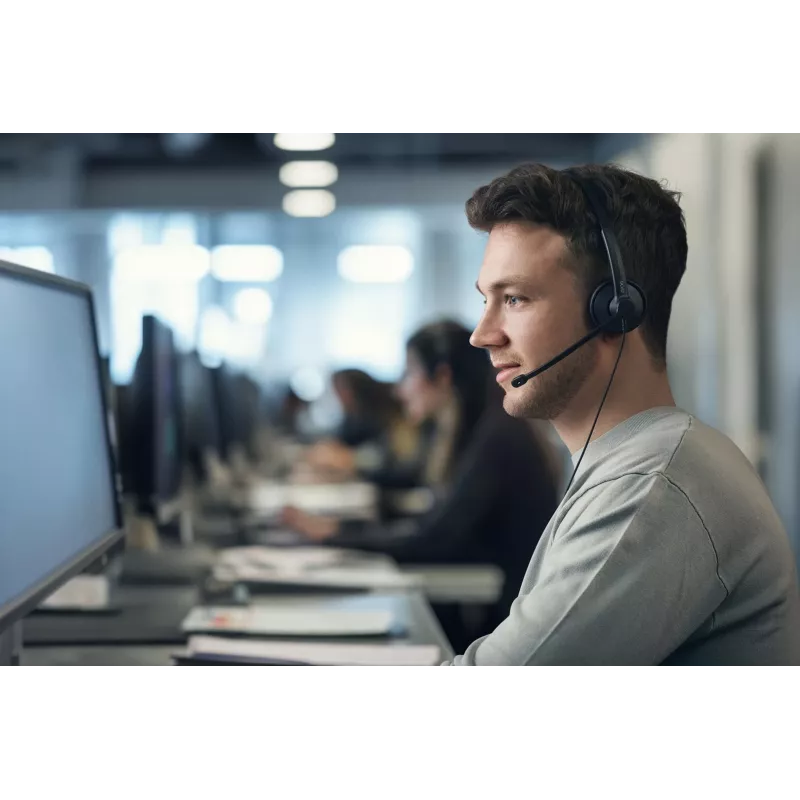 Headset EPOS IMPACT 100 MS Mono USB-C+A káblový nízka hmotnosť 51g