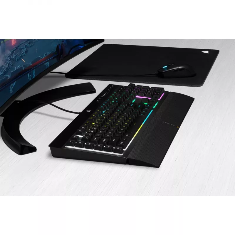 Corsair K55 RGB PRO herná klávesnica USB QWERTZ nemecká čierna
