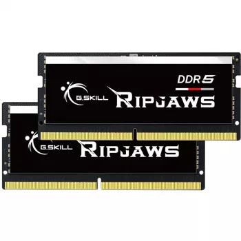 SO-DIMM 32 GB DDR5-4800 (2x 16 GB) Dual-Kit, operačná pamäť čierna, F5-4800S3434A16GX2-RS, Ripjaws, INTEL XMP