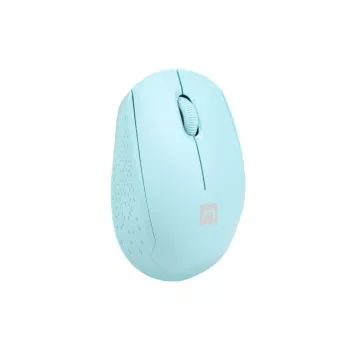 Bezdrôtová obojručná myš NATEC STORK – Bluetooth + USB Type-A, 1600 DPI, 3 tlačidlá, svetlomodrá