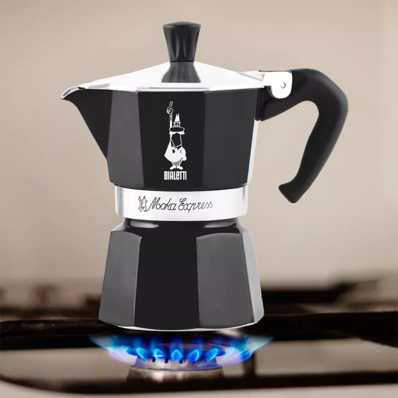 Bialetti Moka Express moka kanvica čierna