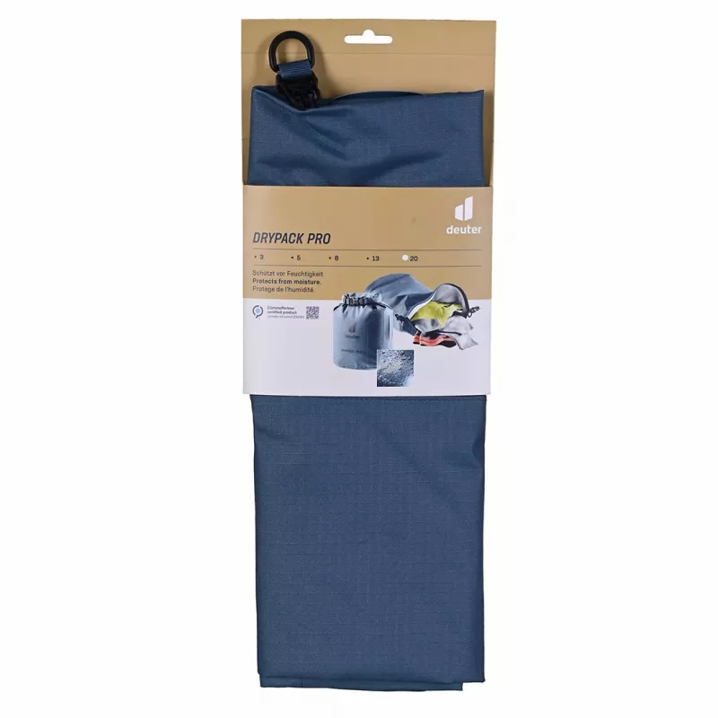 Vodotesný vak DEUTER Drypack Pro 20 – objem 20 L, rolovaný uzáver, zvárané švy
