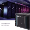 Sieťový rozvádzač QOLTEC 9U model 54466 – otvorený rám 9U serverový/rackový rozvádzač