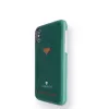 Puzdro na telefón VixFox pre Samsung S9 — priehradka na karty, lesná zelená