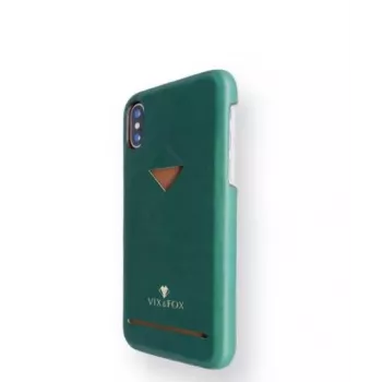 Puzdro na telefón VixFox pre Samsung S9 — priehradka na karty, lesná zelená