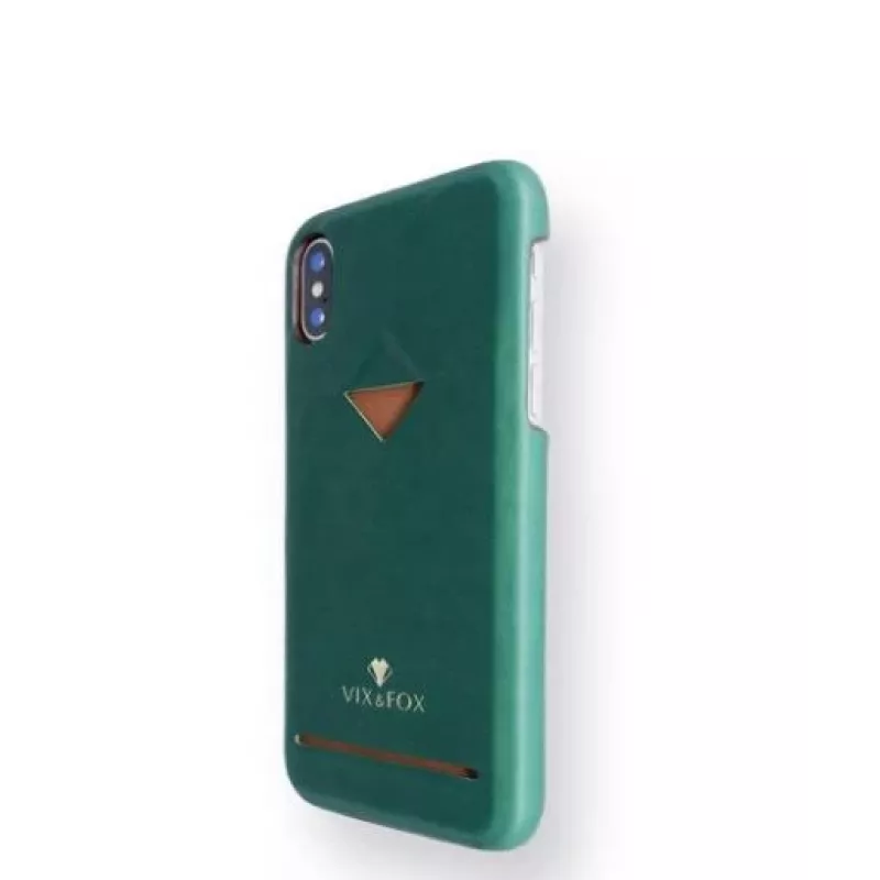 Puzdro na telefón VixFox pre Samsung S9 — priehradka na karty, lesná zelená