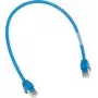 Ethernetový patch kábel Hager ZZ45WAN100, RJ-45 na RJ-45, modrý, 1 m