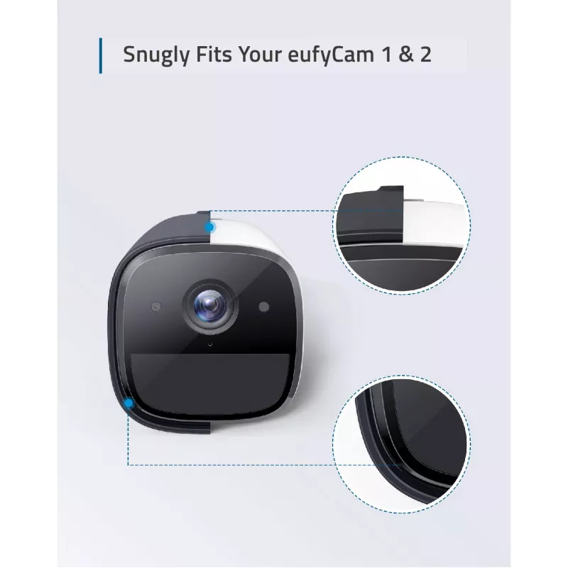 Kryt Eufy T8711111 Outdoor čierny 2 ks