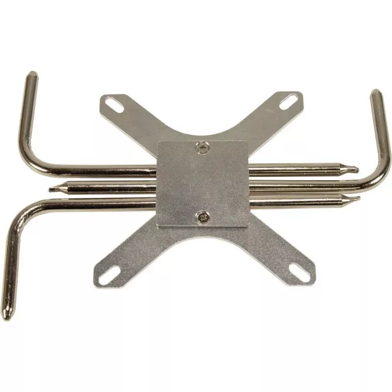 Chladič Inter-Tech IP-3, meď, strieborný, 165x100x12 mm