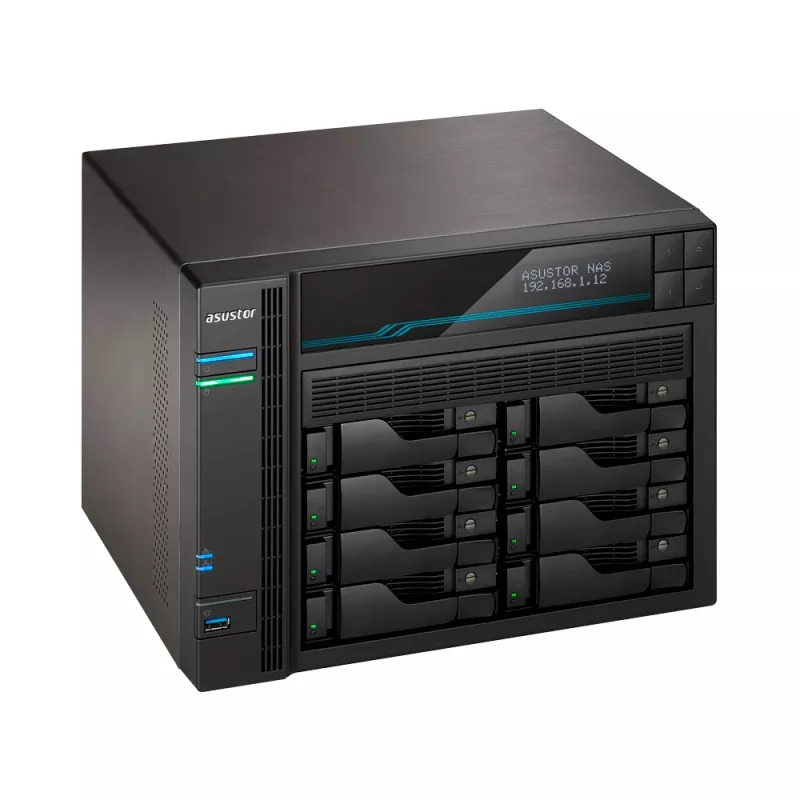 Asustor AS6508T NAS tower Intel Atom® C3538 8 GB DDR4 0 TB ADM čierna