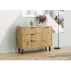 SCANDI 1D3S štíhla dub ARTISAN komoda