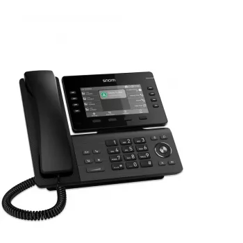IP telefón Snom D812 čierny TFT 5 palcov displej Gigabit Ethernet