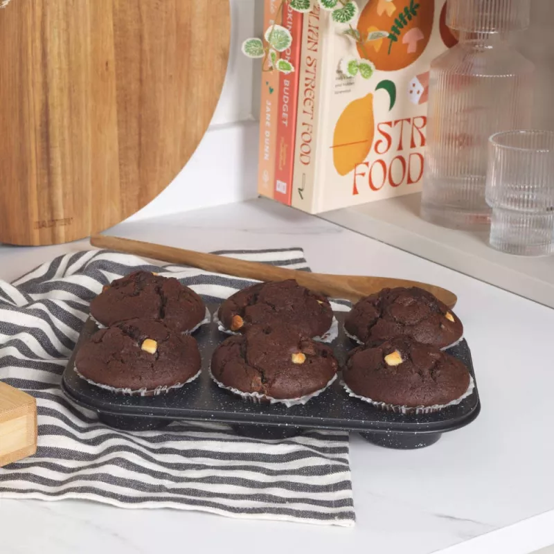 Forma na muffiny Salter BW07035BRMFOB 6-ks nepriľnavé pečivo