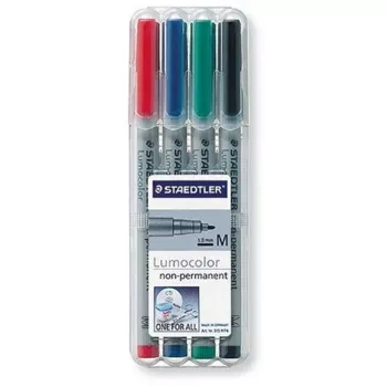 Marker Staedtler 315 WP4 čierna modrá zelená červená