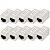 Digitus CAT 6A tienené modulárne spojky 10 kusov RJ-45 zlaté kontakty