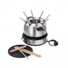 Severin FO 2471 kombinácia fondue a palaciniek, čierna/nehrdzavejúca oceľ